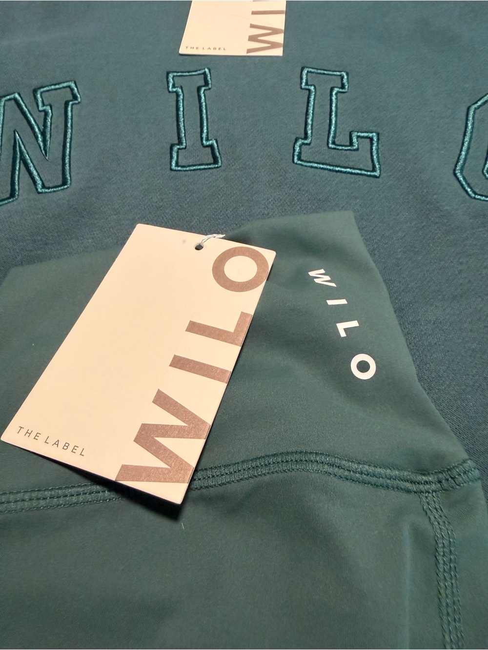 WILO the Label Teal Sweatshirt + Leggings 2pc Set | NWT | best price on Poshmark - Picture 2 of 9
